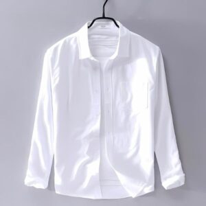 Point Collar Shirt White